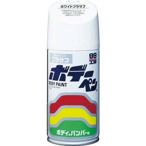 特長：車塗料の鉄板が露出した時に使用する下塗り剤です。防錆効果と上塗り塗料との密着性をよくする効果があります。ホワイトパールやレッド、イエローなど明るいカラーの下塗りとしてお使い下さい。用途：自動車ボディー・樹脂バンパー・金属・木材。仕様：色：白容量(ml)：300容量(L)：0.3塗布面積(［［M2］］)：0.9〜1.4塗布面積：0.9〜1.4［［M2］］(2〜3回塗り)注意：【保管方法】高温にすると破裂の危険があるため、直射日光のあたる所や火気等の近くなど40℃以上になる所に置かないで下さい。【使用上の注意】塗る面のゴミ、油分、ワックス、サビをよく落として下さい。使用前に容器をよく振り、塗料をじゅうぶんかき混ぜて下さい。塗装前の下塗り塗料です。金属部分のサビを防ぎ、上塗り塗料の密着性を高めます。塗る面から15〜25cm離してスプレーして下さい。一度に厚塗りしないで、塗る面と平行移動しながら、ややうすめに数回に分けて塗り重ねて下さい。　●代表画像について 商品によっては、代表画像を使用している場合がございます。 商品のカラー、サイズなどが異なる商品をイメージ画像として 使用させて頂いている場合がございます。 必ず、商品の品番と仕様をご確認のうえ、ご注文お願いいたいます。 　●北海道・沖縄・離島・一部地域の送料について 別途追加で送料がかかる場合がございます。 送料がかかる場合は、メールにて送料をご連絡させて頂き、 お客様にご了承頂いてからの手配となります。 　●お買上げ明細書の廃止について 当店では、個人情報保護と環境保護の観点から同封を廃止しております。 お買上げ明細書が必要な場合は、備考欄に「お買上げ明細必要」と 記載お願いいたします。 当店からの出荷の場合は、同封にて発送させて頂きます。 （※メーカー直送の場合は、PDFデータをメールさせて頂きます。）