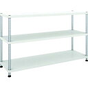 【SALE価格】TRUSCO スチールラック フェニックスラック 1500X450 3段 W色 抗菌粉体塗装 ( PER-3543-W ) トラスコ中山(株)