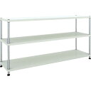 【SALE価格】TRUSCO スチールラック フェニックスラック 1800X450 3段 W色 抗菌粉体塗装 ( PER-3643-W ) トラスコ中山(株)