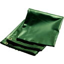 【SALE価格】TRUSCO 溶接遮光シートのみ 0.35T×W970×H1470 深緑 ( B15-3-DG ) トラスコ中山(株)