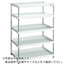 TRUSCO スチールラック フェニックスワゴンラック型 抗菌750X500 5段 ホワイト ( PEW-R1575-W ) トラスコ中山(株)