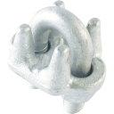TRUSCO 鍛造ワイヤクリップ 6mm メッキ ( TWCF-06 ) トラスコ中山(株)