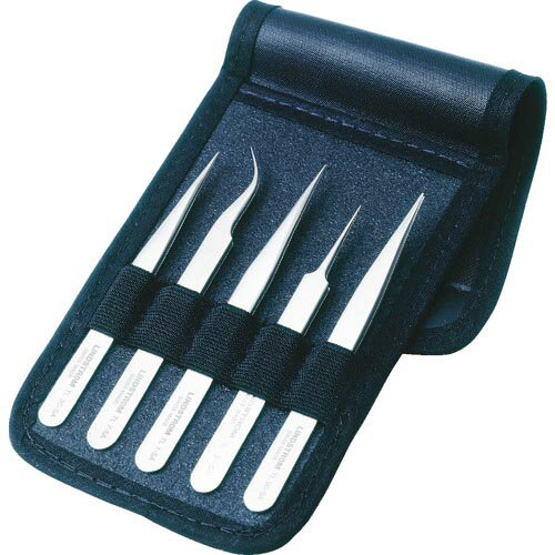 リンドストローム 静電気対策ESDピンセット 非磁性 5本 アソート TL00-SA-SL、TL1-SA-SL他 ( 9857 ) ス..