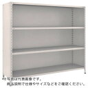 TRUSCO スチールラック 軽量棚背板・側板付 W1800XD450X1500 4段 ネオグレー ( 56X-24 NG(ネオグレー) ) トラスコ中山(株)