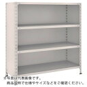 TRUSCO スチールラック 軽量棚背板・側板付 W1200XD450X1200 4段 ネオグレー ( 44X-24 NG(ネオグレー) ) トラスコ中山(株)