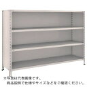 TRUSCO スチールラック 軽量棚背板・側板付 W1800XD450X1200 4段 ネオグレー ( 46X-24 NG(ネオグレー) ) トラスコ中山(株)