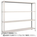 TRUSCO スチールラック 軽量棚開放型 W1800XD300XH1500 4段 ネオグレー ( 56V-14 NG(ネオグレー) ) トラスコ中山(株)