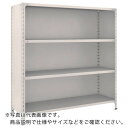 TRUSCO スチールラック 軽量棚背板・側板付 W1500XD450X1500 4段 ネオグレー ( 55X-24 NG(ネオグレー) ) トラスコ中山(株)