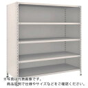 TRUSCO スチールラック 軽量棚背板・側板付 W1500XD600X1500 5段 ネオグレー 55W-25 NG(ネオグレー) ( 55W25 ) トラス...
