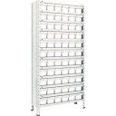 TRUSCO スチールラック 軽量棚 875X300X1800 樹脂引出NG 小X66 ネオグレー 63V-812E11 NG ネオグレー ( 63V812E1...