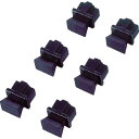 【SALE価格】ELECOM RJ45コネクタジャックほこりカバー6個 ブラック ( LD-DUSTBK6 ) エレコム(株)