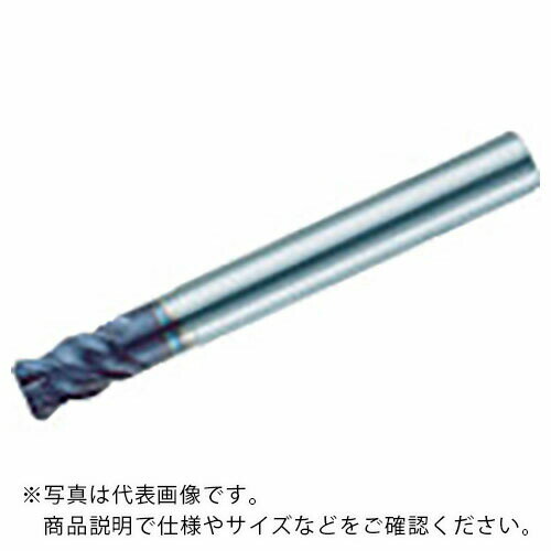 三菱K　4枚刃インパクトミラクル高能率加工用　超硬テーパネク制振ラジアスエンドミル10mm ( VFHVRBD100R20N080T09 ) 三菱マテリアル（株）