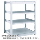TRUSCO TUG型中量ボルトレス棚 300kg 単体型 1255×476×H1200 4段 ( TUG300-44S-4 ) トラスコ中山(株)