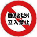 CAR-BOY カラープラポールサインキャッププレート 立入禁止 ( CP33 ) (株)カーボーイ