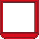 TRUSCO ポケット胸章赤・軟質ビニール・60×60mm ( T368-15 ) トラスコ中山(株)