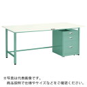 【SALE価格】TRUSCO 軽荷重作業台(300kg)AE型 1800X750 3段キャビネット付 ダークグレー色 ( SAE-1800UDC111 DG )...