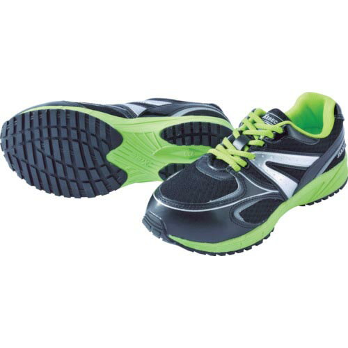 XEBEC 蛍光めちゃ軽セフティシューズ 85130 ブラック 23.5CM ( 85130-90-235 ) (株)ジーベック