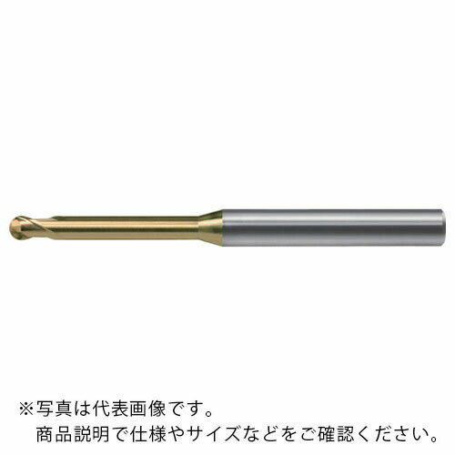 特長：40HRC以上の高硬度金型材加工で、従来以上の加工能率・長寿命・高品位の加工面を実現しました。膜硬度を維持しつつ、耐酸化性を改善した新HMコートを採用しています。水溶性・油性切削油、オイルミスト、エアブローのいずれにおいても安定した加工が可能です。膜硬度を維持しつつ、耐酸化性を改善した新HMコートを採用しました。クーラント使用、ミスト、エアブローのいずれにおいても安定した加工が可能です。膜硬度を維持しつつ、耐酸化性を改善した新HARDMAX コートを採用しました。ボール先端部のすくい角をネガティブに設定し、耐摩耗性能を向上させて加工寸法を改善しました。ボール外周側のすくい角を弱ネガティブに設定し、切れ味を確保して良好な加工面と倒れを防止します。用途：対応被削材:炭素鋼、合金鋼、プリハードン鋼、焼入れ鋼（〜55HRC）（〜60HRC)（〜70HRC)、鋳鉄、銅、チタン合金、超耐熱合金。仕様：ボール半径(mm)：0.4首下長(mm)：8刃長(mm)：0.64全長(mm)：50シャンク径(mm)：6表面処理：HMコーティング有効長(l)：8シャンクテーパ角(Bta)：11°首径(φd)首径(φd1)有効長(L1)ねじれ角0°(R0.05〜0.075)、30°(R0.1〜3)ISO9001認証取得工場製ISO14001認証取得工場製HMコーティングねじれ角30°HMコート2枚刃高硬度用ロングネックボールエンドミルHSLB材質／仕上：超微粒子合金（スーパーMG）超硬微粒子合金（スーパーMG)超硬微粒子合金（スーパーMG）注意：シャンクテーパー角は目安です。ワークとの干渉が必要な場合は必ず実測して確認してください。シャンク部とワークの接触にご注意ください。刃先の振れ防止の為、コーティングがつきまわったシャンク部はチャッキングしないでください。ワークとの干渉が心配な場合は必ず実測して確認してください。　●代表画像について 商品によっては、代表画像を使用している場合がございます。 商品のカラー、サイズなどが異なる商品をイメージ画像として 使用させて頂いている場合がございます。 必ず、商品の品番と仕様をご確認のうえ、ご注文お願いいたいます。 　●北海道・沖縄・離島・一部地域の送料について 別途追加で送料がかかる場合がございます。 送料がかかる場合は、メールにて送料をご連絡させて頂き、 お客様にご了承頂いてからの手配となります。 　●お買上げ明細書の廃止について 当店では、個人情報保護と環境保護の観点から同封を廃止しております。 お買上げ明細書が必要な場合は、備考欄に「お買上げ明細必要」と 記載お願いいたします。 当店からの出荷の場合は、同封にて発送させて頂きます。 （※メーカー直送の場合は、PDFデータをメールさせて頂きます。）