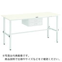【SALE価格】TRUSCO 軽荷重作業台高さ調節式(150kg)AEM型 1800X750XH650~950 2段引出付 グリーン色 ( RAEM-1800F...