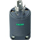 【SALE価格】明工 接地2P15A引掛プラグ(L5-15)15A.125V(黒) ( MH7151B ) (株)明工社