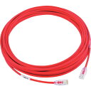 PANDUIT カテゴリ6A細径パッチコード 10m 赤 ( UTP28X10MRD ) パンドウイットコーポレーション
