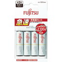 特長：単3形、単4形ニッケル電池・水素電池を1個から4個まで充電が可能です。単3形、単4形の混合充電が可能です。単3形、単4形どちらでも1個から2個を充電する場合、倍速充電します。電池を1本ずつ診断し、充電します。（充電できない電池、寿命になった電池等はLEDでお知らせします。）海外でも使用できます。（AC100〜240V対応）用途：ゲーム機器シェーバーストロボデジカメ携帯充電器電動歯ブラシビューティ機器仕様：電圧(V)：1.2奥行(mm)：31高さ(mm)：130充電時間：約2〜5時間幅(mm)：68付属電池：単3　4個付属充電池ニッケル水素単3形・単4形両用AC100-240V対応付属電池容量：min.1900mAh定格入力AC100-240V、50/60Hz 8W定格出力DC1.4V単3形：1100mA(1〜2本) 550mA(3〜4本)単4形： 560mA(1〜2本)280mA(3〜4本)材質／仕上：ABS樹脂セット内容／付属品：充電器：FCT344F-JP(FX)スタンダードタイプ　ニッケル水素電池(HR-3UTC) 単3×4本　●代表画像について 商品によっては、代表画像を使用している場合がございます。 商品のカラー、サイズなどが異なる商品をイメージ画像として 使用させて頂いている場合がございます。 必ず、商品の品番と仕様をご確認のうえ、ご注文お願いいたいます。 　●北海道・沖縄・離島・一部地域の送料について 別途追加で送料がかかる場合がございます。 送料がかかる場合は、メールにて送料をご連絡させて頂き、 お客様にご了承頂いてからの手配となります。 　●お買上げ明細書の廃止について 当店では、個人情報保護と環境保護の観点から同封を廃止しております。 お買上げ明細書が必要な場合は、備考欄に「お買上げ明細必要」と 記載お願いいたします。 当店からの出荷の場合は、同封にて発送させて頂きます。 （※メーカー直送の場合は、PDFデータをメールさせて頂きます。）