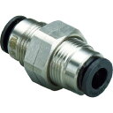 【SALE価格】チヨダ ファイブSUSバルクヘッドユニオン 6mm ( FS6-00BU (SUS303シリーズ) ) 千代田通商(株)