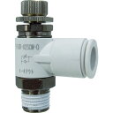 【SALE価格】チヨダ ファイブスピードコントローラα白メーターアウト10mm・R1/4 ( F10R-02SCW-O ) 千代田通商(株)