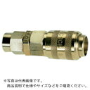 【SALE価格】チヨダ 金属カップリング ハイコックソケットホース継手タイプ 6.5mm×10mm ( H-LCT (6.5) ) 千代田通商(株)