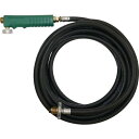 TRUSCO プロパンバーナー用ホース 10M バルブ付 ( TB-H10MB ) トラスコ中山(株)