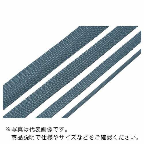 特長：編組構造により、屈曲性・弾力性・伸縮性に優れ、圧縮すると約1.5〜4倍に広がります。電線束径の適用範囲が広く、経済的です。UL1441認定品CSA規格認定品用途：ポリエステル系繊維で編組した配線保護チューブです。仕様：色：グレー長さ(m)：100最小径(mm)：30拡大最大径(mm)：55折径幅(mm)：約35UL、CSA規格認定品鉄道車両用材料燃焼試験「難燃性」判定品使用温度：-20〜125℃屋内用材質／仕上：PET(モノフィラメント・ハロゲンフリー)　●代表画像について 商品によっては、代表画像を使用している場合がございます。 商品のカラー、サイズなどが異なる商品をイメージ画像として 使用させて頂いている場合がございます。 必ず、商品の品番と仕様をご確認のうえ、ご注文お願いいたいます。 　●北海道・沖縄・離島・一部地域の送料について 別途追加で送料がかかる場合がございます。 送料がかかる場合は、メールにて送料をご連絡させて頂き、 お客様にご了承頂いてからの手配となります。 　●お買上げ明細書の廃止について 当店では、個人情報保護と環境保護の観点から同封を廃止しております。 お買上げ明細書が必要な場合は、備考欄に「お買上げ明細必要」と 記載お願いいたします。 当店からの出荷の場合は、同封にて発送させて頂きます。 （※メーカー直送の場合は、PDFデータをメールさせて頂きます。）