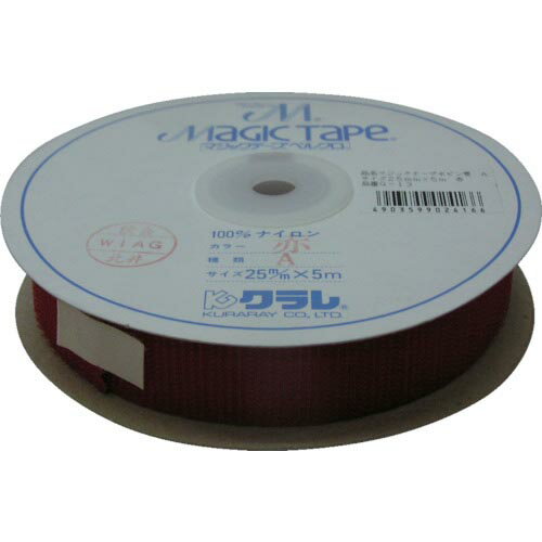 ユタカメイク マジックテープ マジックテープボビン巻A 25mm×5m レッド ( G-13 ) (株)ユタカメイク
