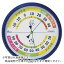 シンワ　温湿度計F－4　生活管理　丸型15cm　ブルー ( 70503 ) シンワ測定（株）