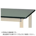 ヤマテック ワークテーブル800シリーズ 移動式 塩ビシート天板 W1200×D750×H740mm グリーン/ヤマテックアイボリー ( SVRC-1275-GI ) 山金工業(株) 【メーカー取寄】(4)