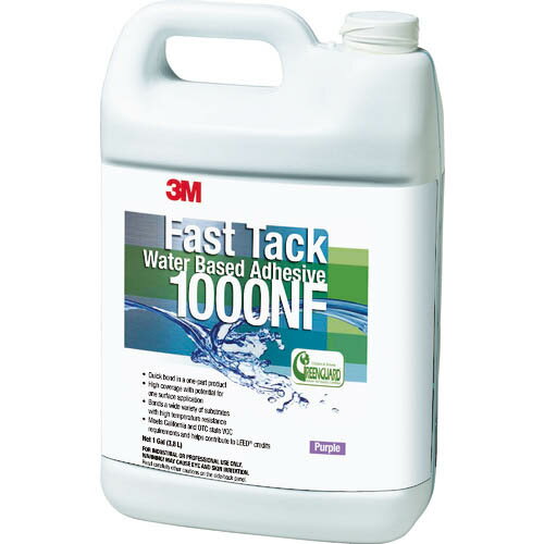 3M 接着剤1液タイプ 速乾型水性接着剤 FT1000NF 3.8L 白 ( FT1000NF NE 1GAL ) 【4個セット】 スリーエム ジャパン(株)テープ・ 【メーカー取寄】