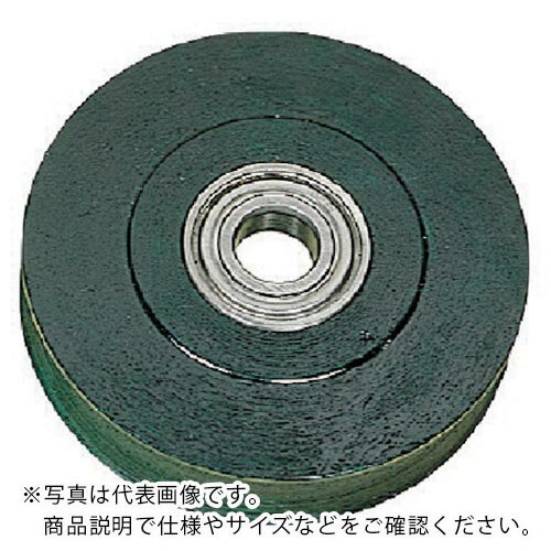 HHH 強力型滑車用シーブ ベアリング入 125mm ( K-125B ) (株)スリーエッチ 【メーカー取寄】