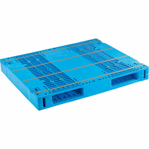NPC プラスチックパレットAZTR-1210-2FFWE 両面二方差し ブル- ( AZTR-1210-2FFWE-BL ) 日本プラパレット(株) 【メーカー取寄】