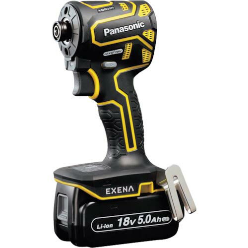 楽天配管材料プロ トキワ【SALE価格】EXENA　充電インパクトドライバー　18V5．0Ah電池セット品　黄 EZ1PD1J18D-Y （ EZ1PD1J18DY ） パナソニック（株）エレクトリック