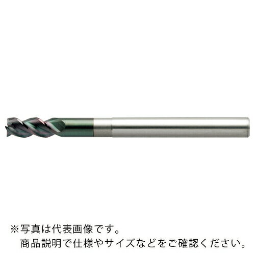 ユニオンツール DLCコートアルミ用3枚刃高能率ロングネックスクエアエンドミル ( DLC-AZS3060-300 (274-9061) ) ユニオンツール(株...
