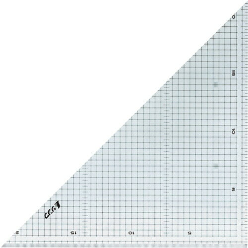 シンワ　三角定規30cm方眼目盛付2枚組 ( 77062 ) シンワ測定（株）