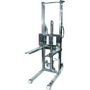 Bishamon フォーク式リフター ステントラバーリフト(足踏み油圧式) 均等荷重500kg フォーク寸法600×110mm ( ST50-HL ) (株)ス...