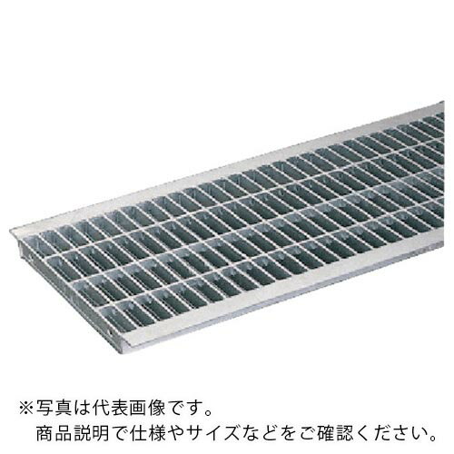 奥岡　スチール製　U字溝用　グレーチング　溝幅400用　並目　プレーン　 OKU40-32 ( OKU4032 ) （株）奥岡製作所