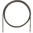 PANDUIT カテゴリ6A UTPパッチコード 24AWG単線 ケーブル径:Φ6.4mm 3m 黒 ( UTP6AX3MBL ) パンドウイットコーポレーション(4)