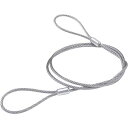 ニッサチェイン ステンレスカットワイヤー アルミカシメ 2.5X300mm (1本=1PK) ( Y-50 ) (株)ニッサチェイン