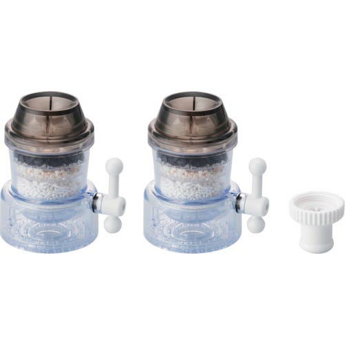 KURITA アクアタップ 備長炭シャワー2個組 ( CQBIS-2082 ) クリタック(株)