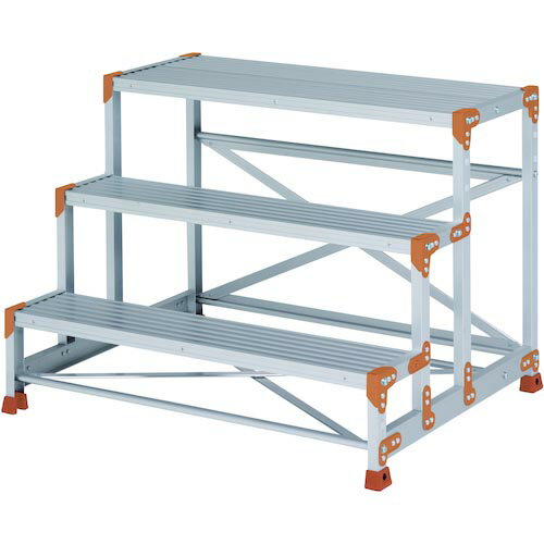 PiCa　作業台　FGN型　3段W1000×D400×H750 ( FGN-3X75 ) ( WD988 )