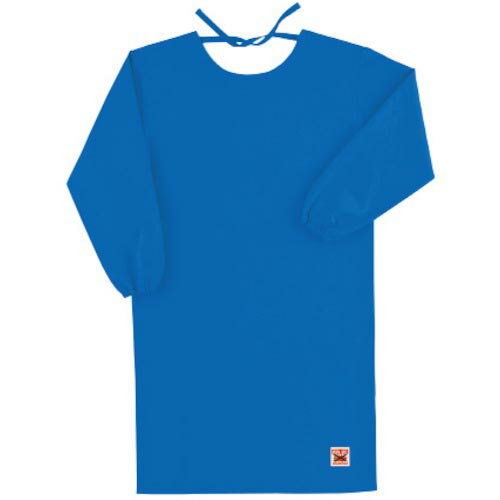 Max Dyna 防炎エプロン(割烹着型・ロングタイプ) ( MD200L-F-BL ) (株)アリオカ