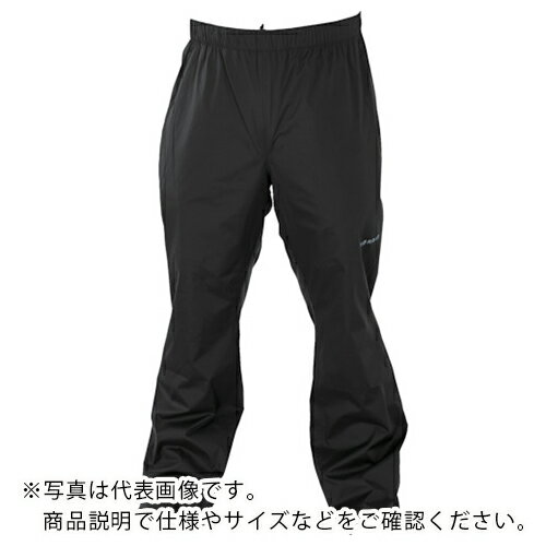 TRUSCO 高耐候・軽量ストレッチレインパンツ ブラック LL ( TRESPLL-BK ) トラスコ中山(株)