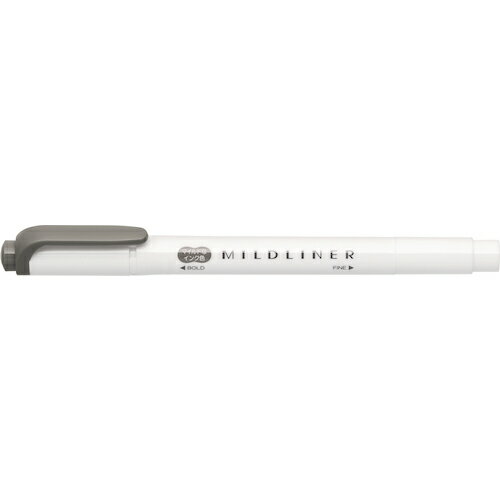 ゼブラ 蛍光ペン マイルドライナー Mダークグレー ( WKT7-MDGR ) ゼブラ(株)