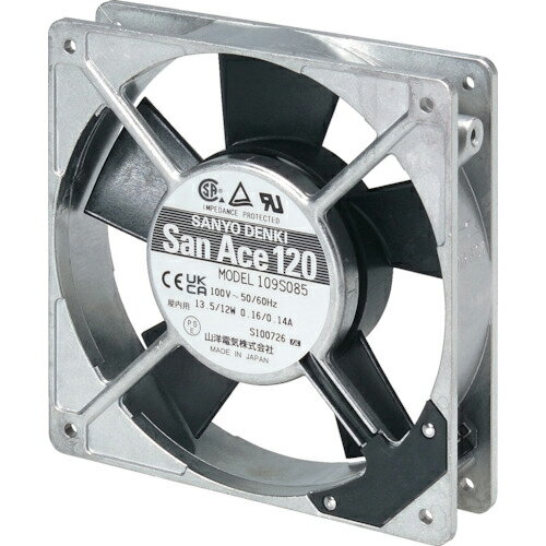 【SALE価格】SanAce ACファン(120×25mm AC100V プラグコード付属) ( S-109S085 ) 山洋電気(株)